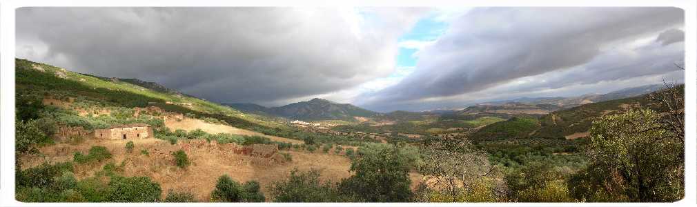 Panorámica de Huertezuelas desde El Castillo